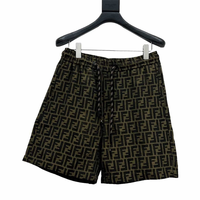 Fendi Shorts Fabric Brown