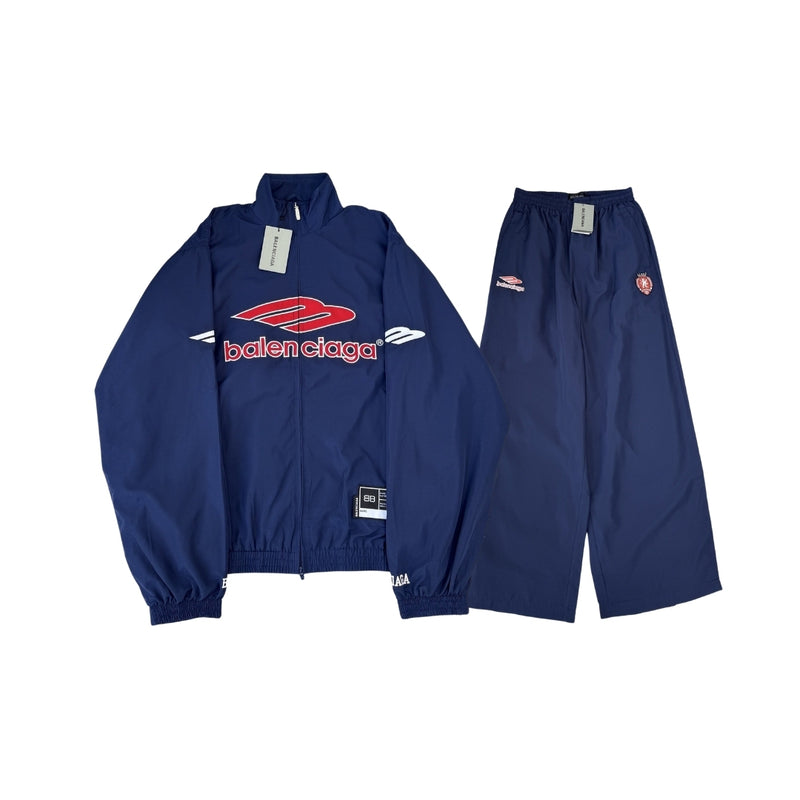 BALENCIAGA Tuta Da Calcio 3B Blu Navy