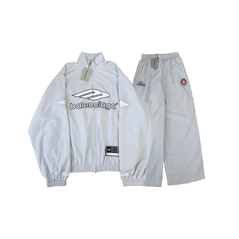 BALENCIAGA Set Tuta Da Calcio 3B Grigio Chiaro