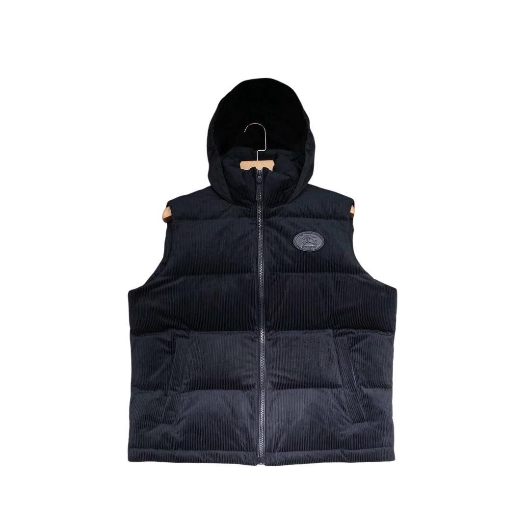 BURBERRY Gilet Trapuntato Nero Imbottito