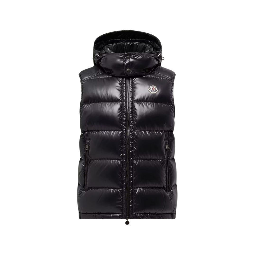 MONCLER Gilet Piumino Nero