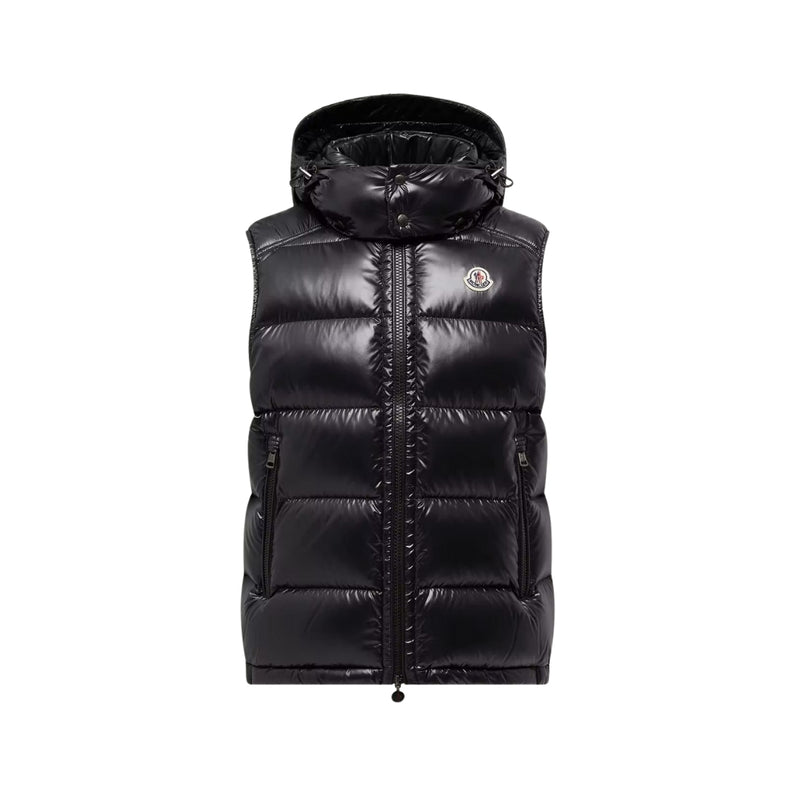 MONCLER Gilet Piumino Nero