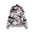 DENIM TEARS Kapok Cotton Ring Hoodie Gray Camouflage