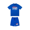TRAPSTAR Set Maglietta London Blu Con Pantaloncini