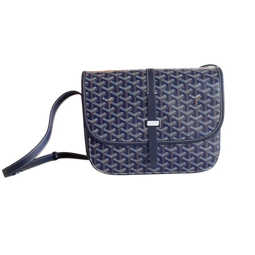 GOYARD Belvedere Blu Navy 28 cm
