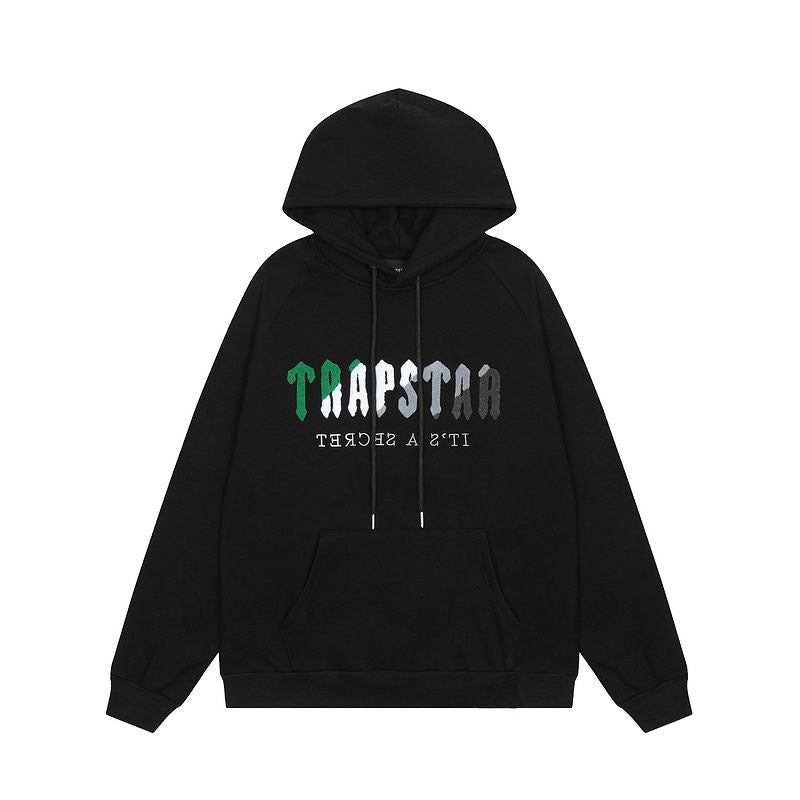 TRAPSTAR Hoodie Long Sleeves Black Cotton