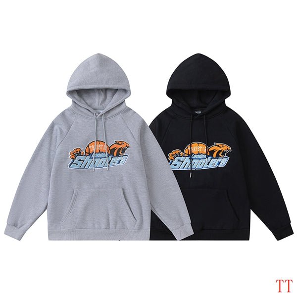 TRAPSTAR Hoodie Blue Yellow Tiger Head
