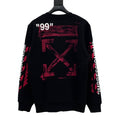 OFF-WHITE Black Galaxy Hoodie for Man