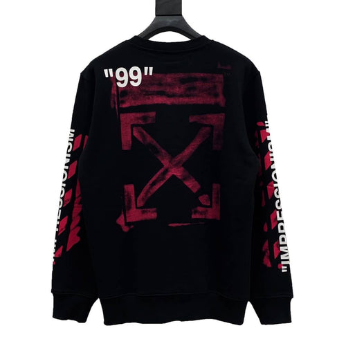OFF-WHITE Black Galaxy Hoodie for Man