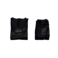 TRAPSTAR Shooters Hooded Tracksuit – Black Monochrome