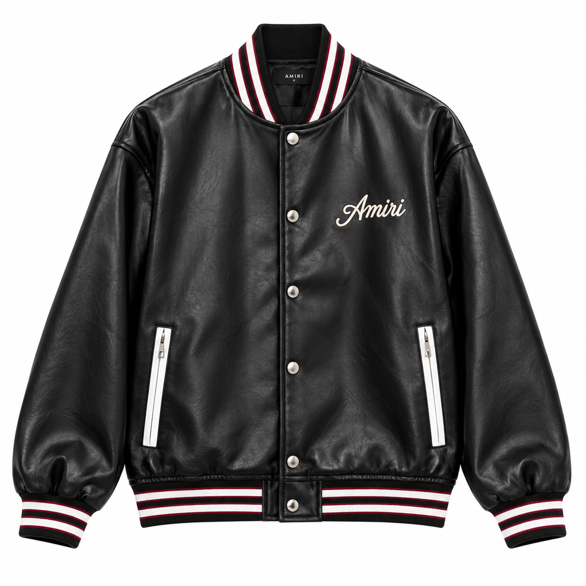 Embroidered Leather College