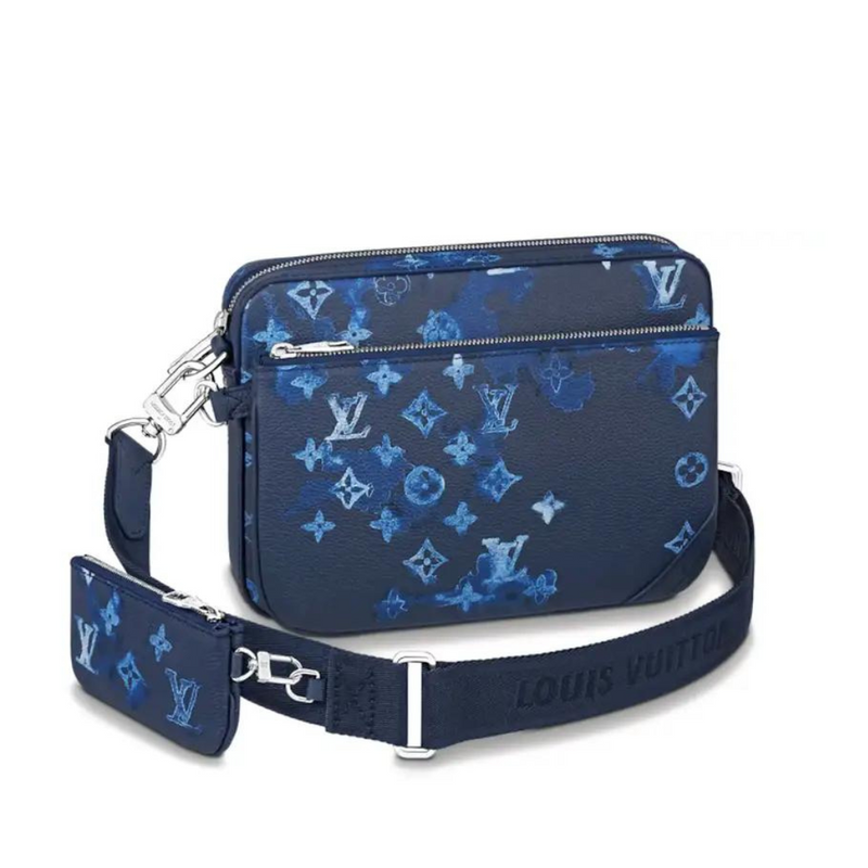 LOUIS VUITTON Trio Messenger Ink Watercolor