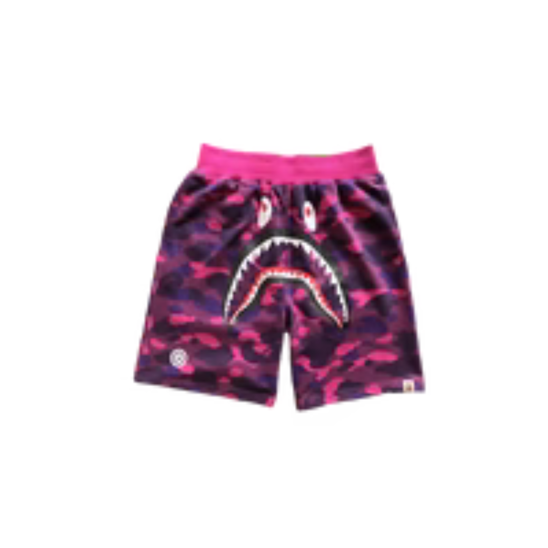 Bape Shark Camo Shorts