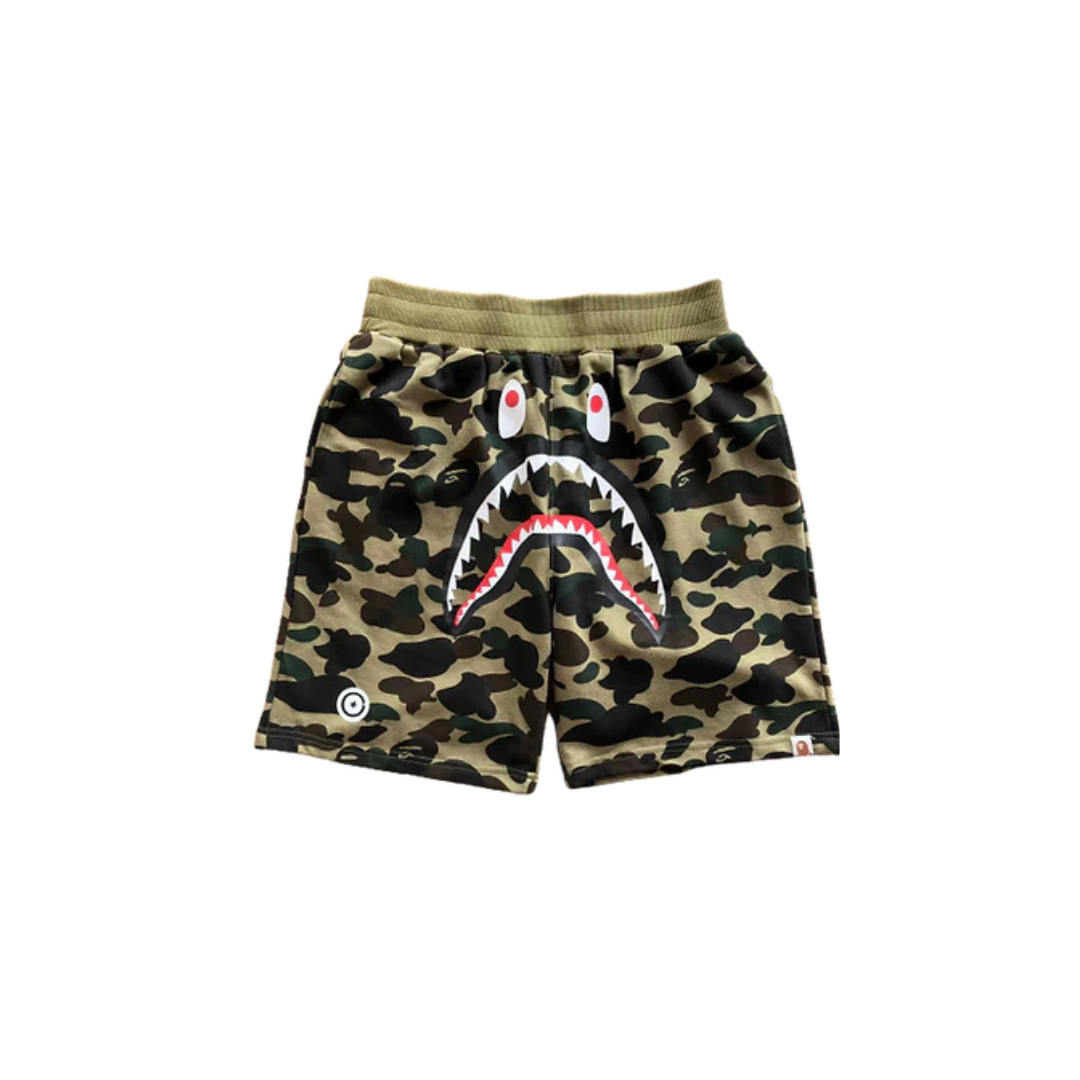 Bape ABC Camo Shark Sweatshorts