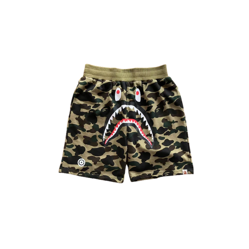 Bape ABC Camo Shark Sweatshorts