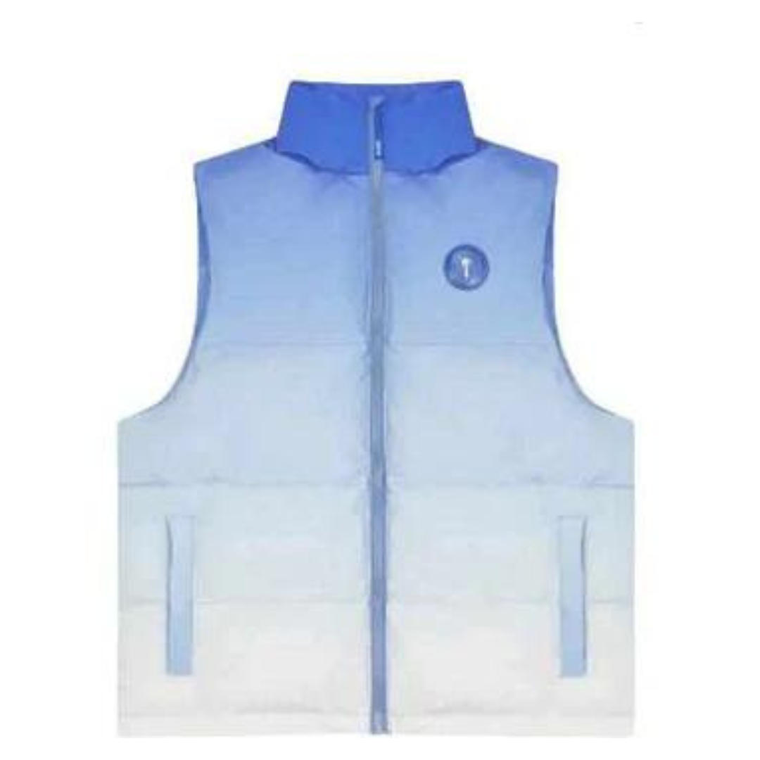 TRAPSTAR Irongate Ice Blue Gradient Gilet Jacket