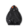 BAPE Distortion Shark Relaxed Fit Full Zip Hoodie