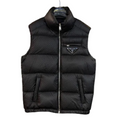 PRADA Black Re-nylon Sleeveless Puffer