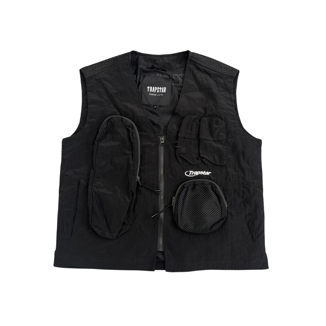 TRAPSTAR Hyperdrive Ripstop City Vest Black
