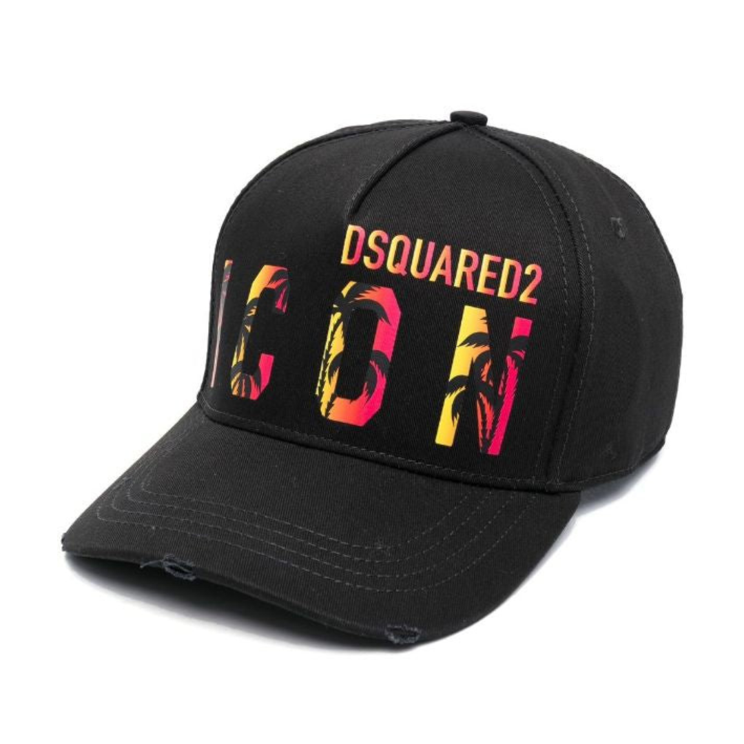 DSQUARED2 logo-print baseball cap