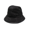 GUCCI Black GG Canvas Bucket Hat