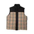 BURBERRY Gilet trapuntato reversibile a quadri