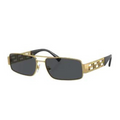 VERSACE Sunglasses Gold Metal Logo