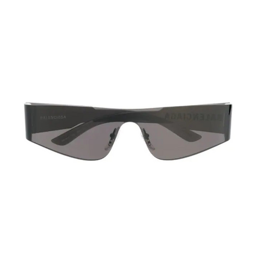 BALENCIAGA Black Mono Rectangle Sunglasses
