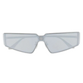 BALENCIAGA Shield 2.0 rectangle-frame sunglasses
