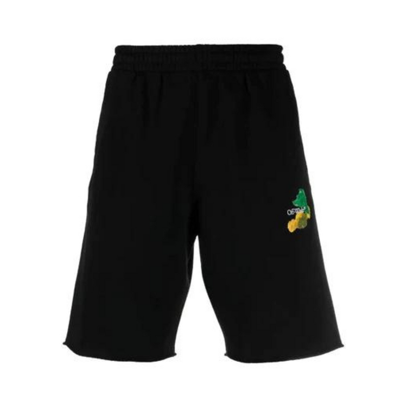 Off-White Brush Arrows Raw Cut Shorts