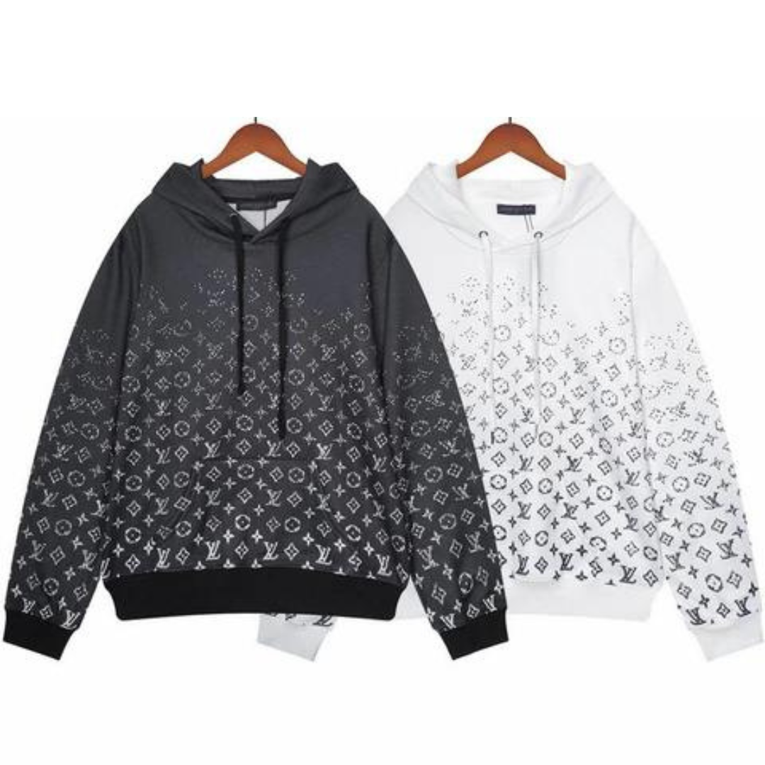 LOUIS VUITTON Gradient Cotton Hoodie