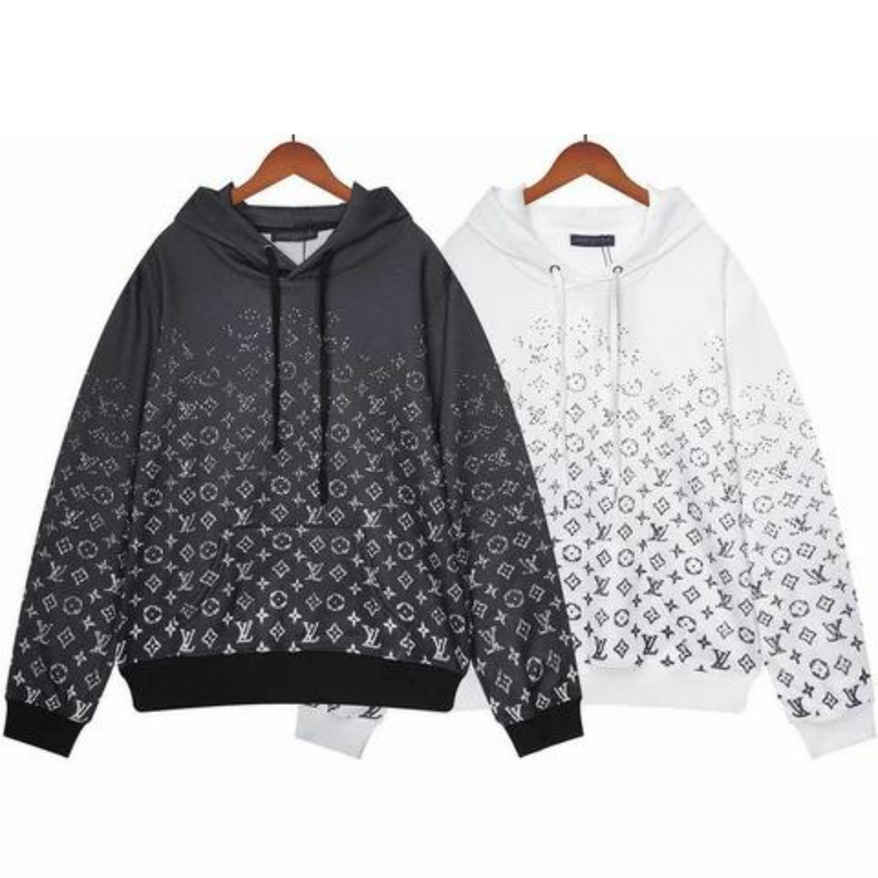 LOUIS VUITTON Gradient Cotton Hoodie