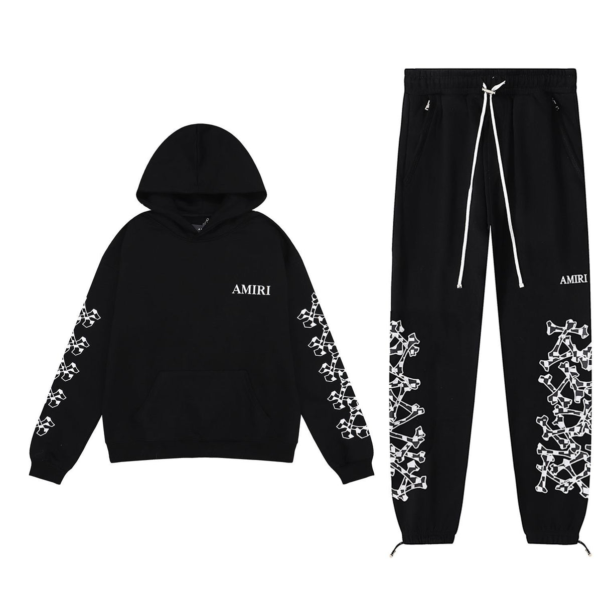 AMIRI Skull and Cross Arm Print Hoodie