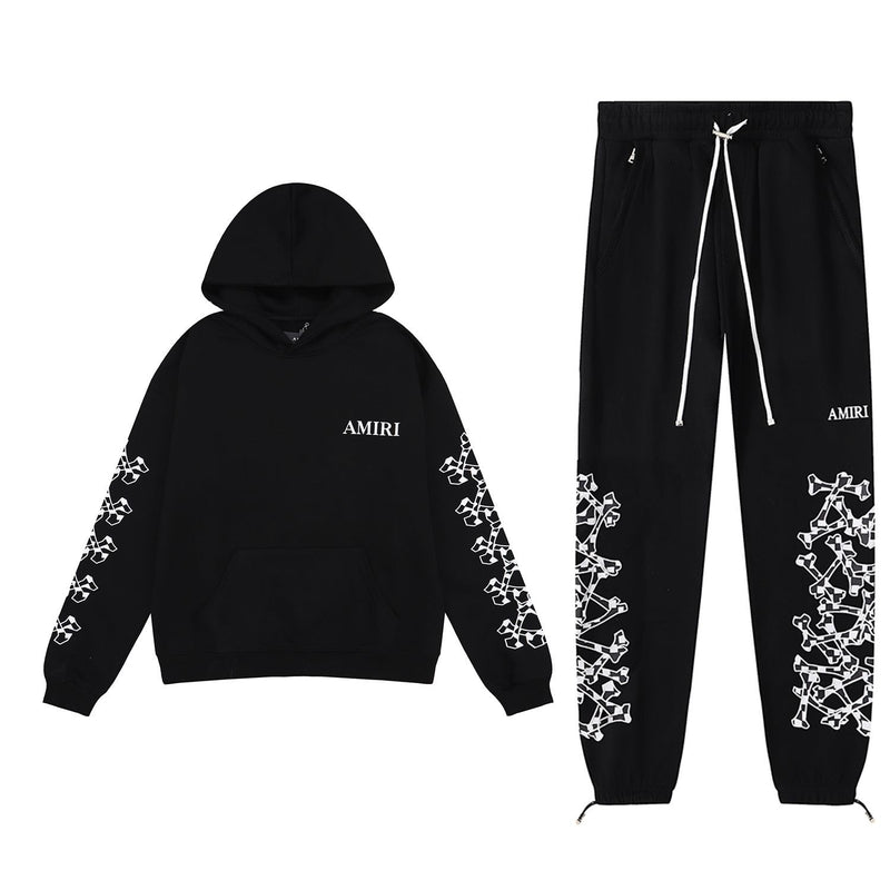 AMIRI Skull and Cross Arm Print Hoodie