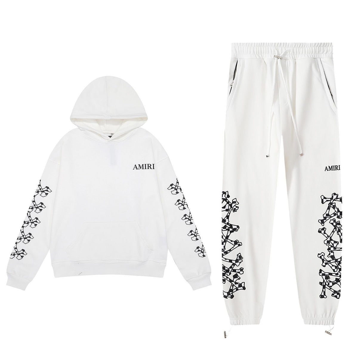 AMIRI Skull and Cross Arm Print Hoodie