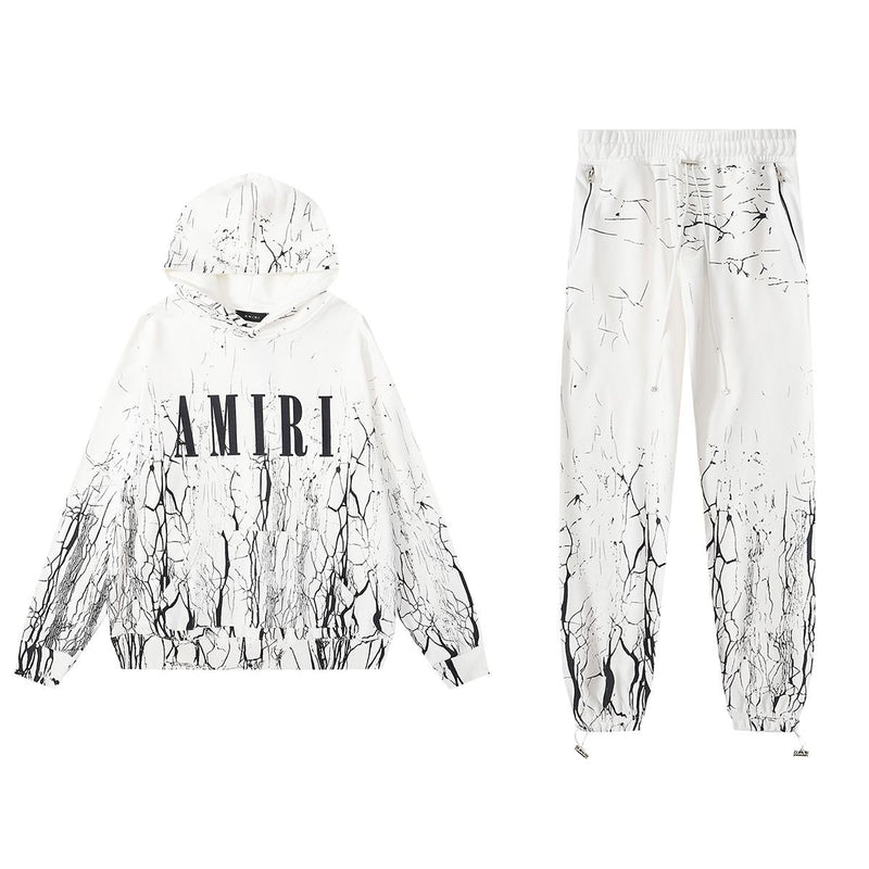 AMIRI Contrast Hoodie & Sweatpant Set