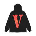 VLONE Zip Hooded Jacket ‘Black Orange’