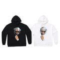 VLONE Pop Smoke Star Hoodie Black and White