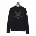 MONCLER logo-patch knitted sweatshirt