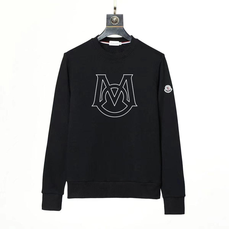 MONCLER logo-patch knitted sweatshirt