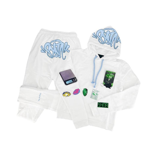 SYNA Authentic Set in White/Baby Blue