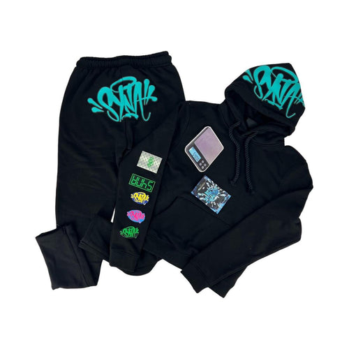 SYNA Authentic Set in Black and Blue with Accessories