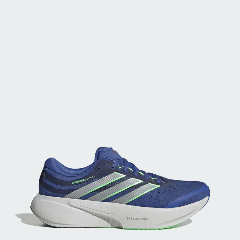SAPATILHAS DE RUNNINGSUPERNOVA SOLUTION 3 — Dual Indigo / Tech Grey Metallic / Lime Burst