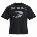 89 Terry Iron Tee Washed Black — shirt only on white background