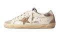 Golden Goose Super-Star White Ice Gray Gold Glitter (Women)
