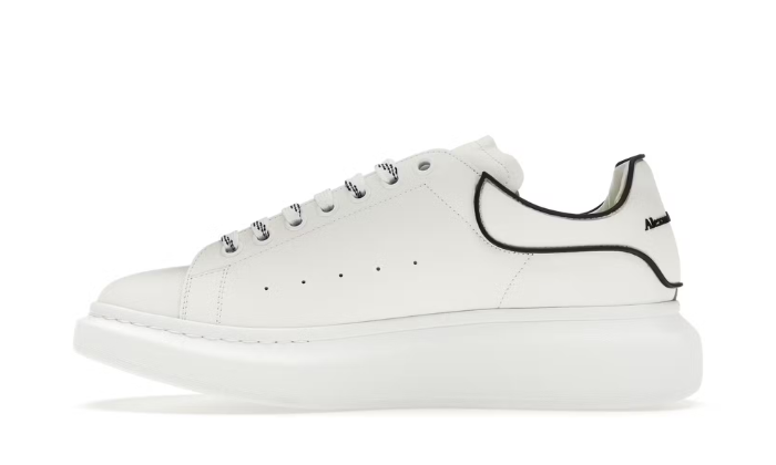 Alexander McQueen White Black Trim