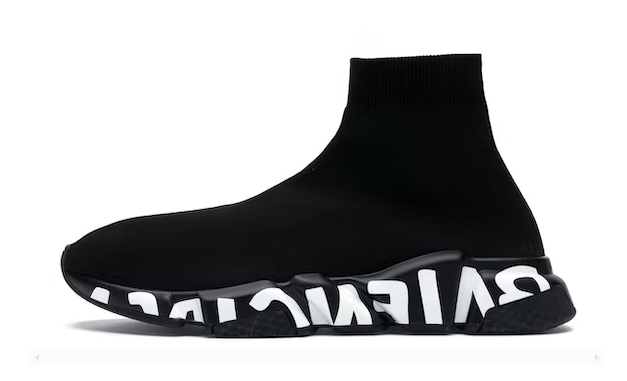 Balenciaga Speed Graffiti Trainers Black
