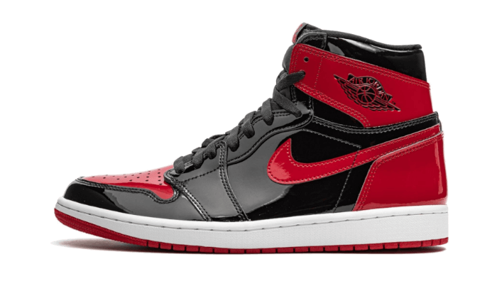 Air Jordan 1 High Patent bred