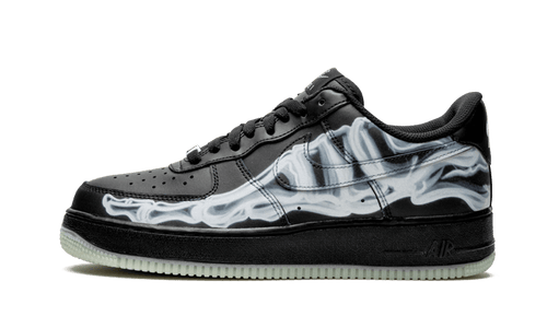 Nike Air Force 1 Black Skeleton Halloween