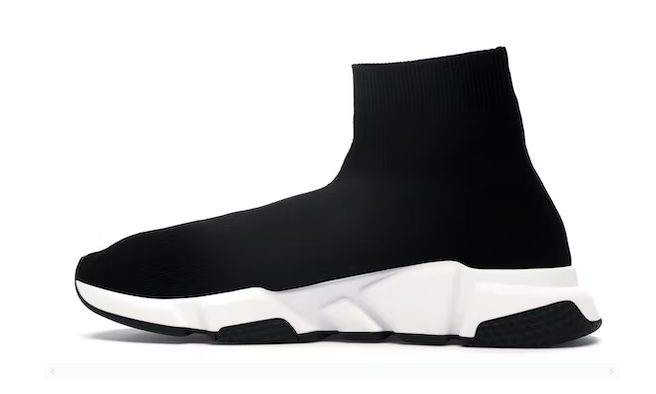 Balenciaga Speed Graffiti Trainers Black White